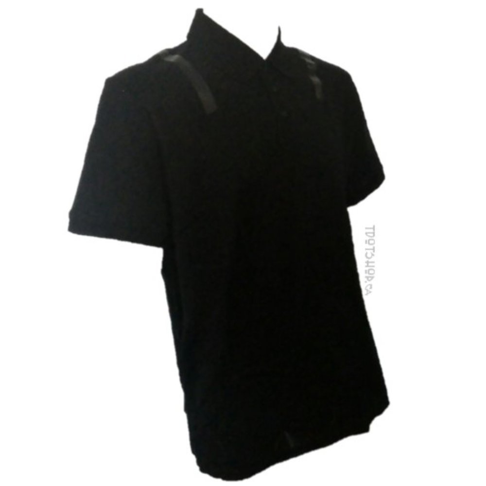 Neil Barrett striped shoulder polo shirt 09/24